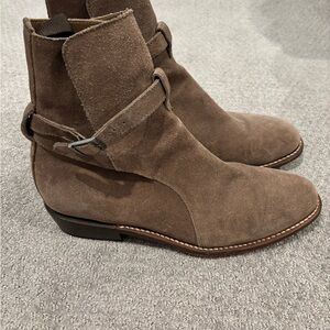 Thursday Boot Company Men's Rogue Jodhpur Taupe Suede Boots